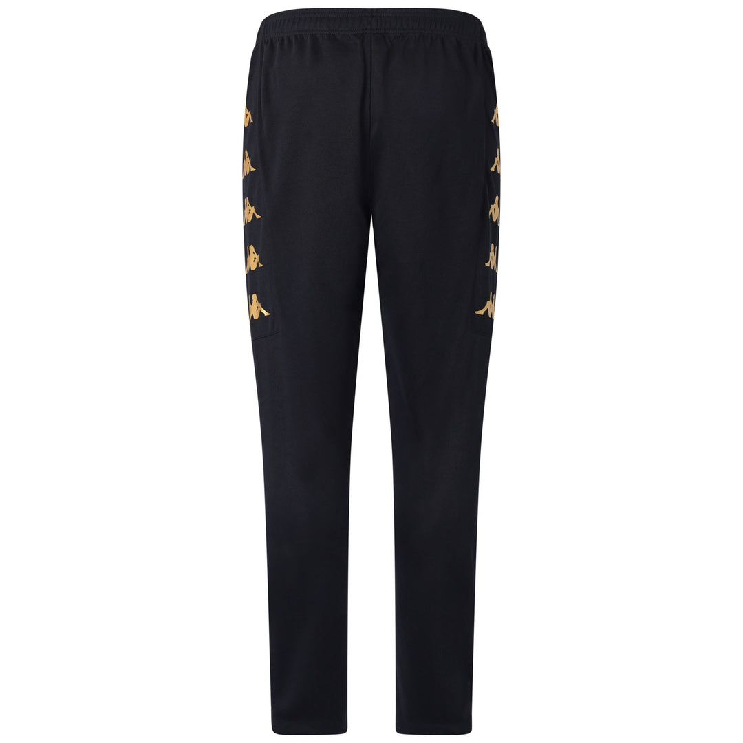 Pantalones de entrenamiento de fútbol negros para hombre con bolsillos con cremallera main