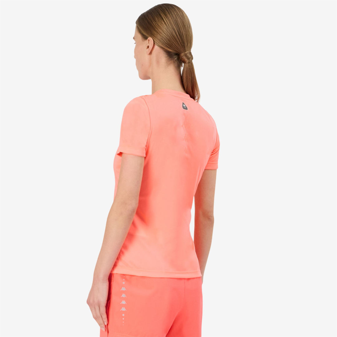 Neon Red Women's Slim Fit Training T-Shirt main