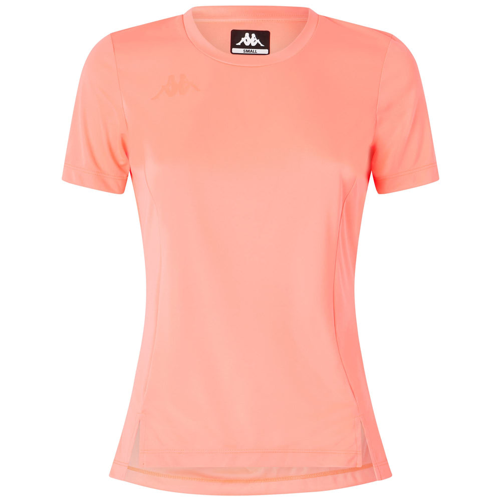 Neon Red Women's Slim Fit Training T-Shirt 02