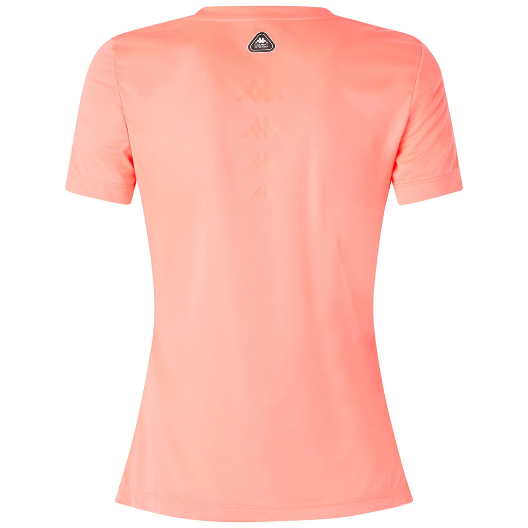 Neon Red Women's Slim Fit Training T-Shirt main