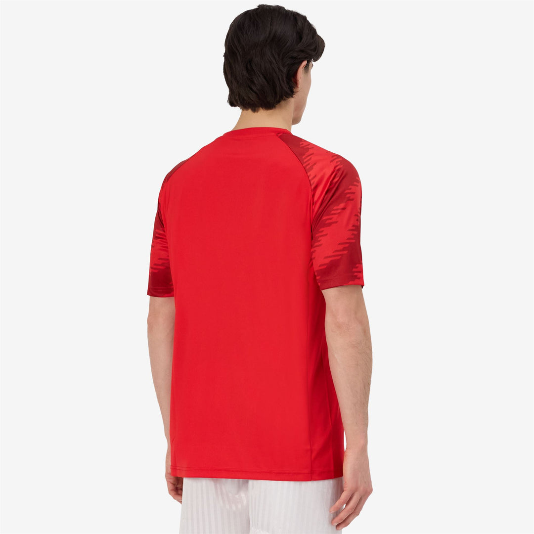 Red Men's Training Football Shirt with Omini Logo main