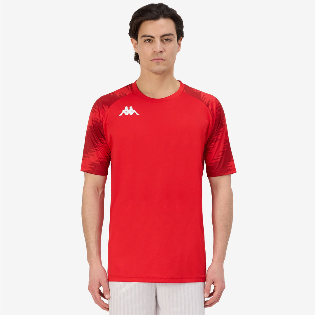 Red Men's Training Football Shirt with Omini Logo main
