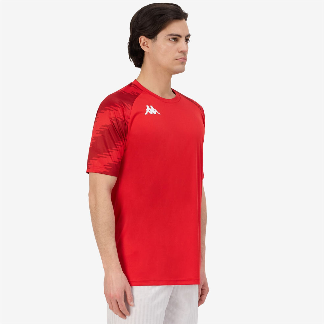 Red Men's Training Football Shirt with Omini Logo main