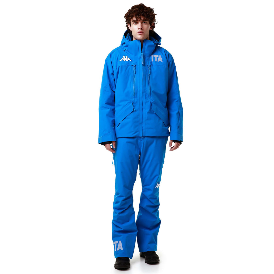 Brilliant Blue Men's Waterproof Ski Jacket with Padding 01