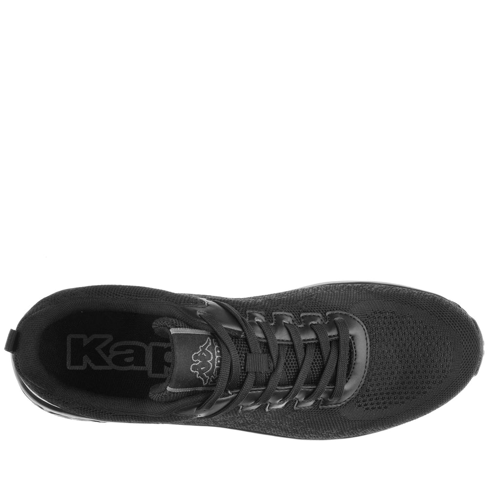 Black Grey Unisex Low Cut Walking Sneakers with Memory Foam Insole 02