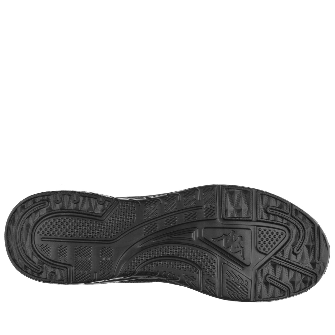 Black Grey Unisex Low Cut Walking Sneakers with Memory Foam Insole main