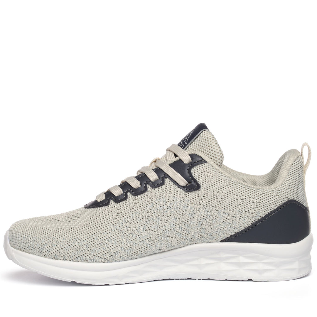 Zapatillas unisex de corte bajo en gris claro con espuma viscoelástica main