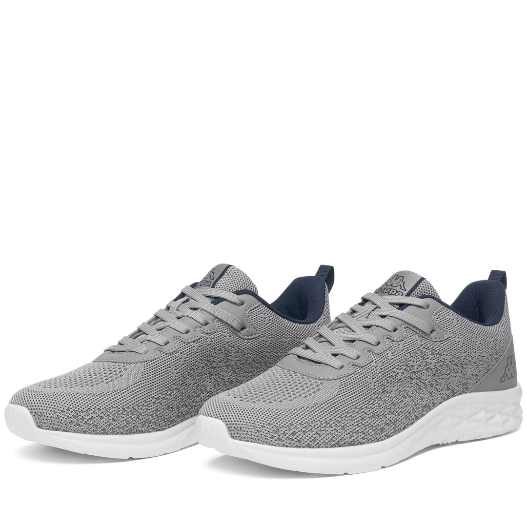 LOGO ROSTIE - Sneakers - Low Cut - Unisex - GREY BISE-BLUE MARINE 01