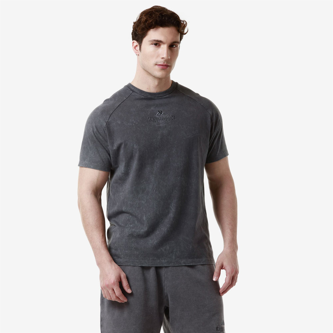 T-ShirtsTop Man AUTHENTIC PREMIUM LOPE T-Shirt GREY ANTHRACITE-GREY MAGNET Detail (jpg Rgb)			