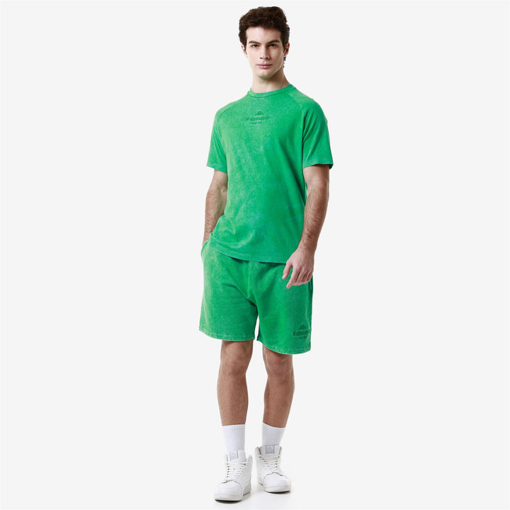 T-ShirtsTop Man AUTHENTIC PREMIUM LOPE T-Shirt GREEN FERN-GREEN OASI Dressed Back (jpg Rgb)		