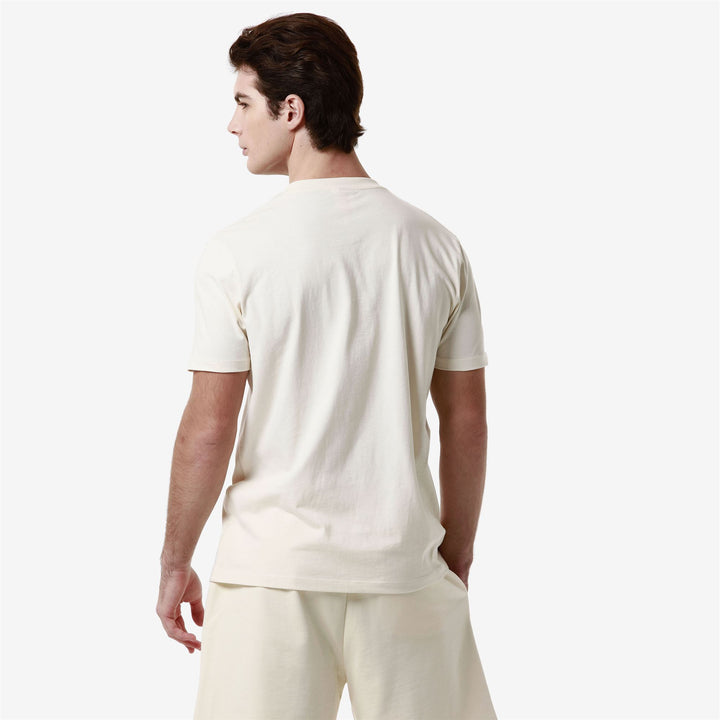 T-ShirtsTop Man AUTHENTIC PREMIUM LIBO T-Shirt WHITE ANTIQUE-RED Detail Double				