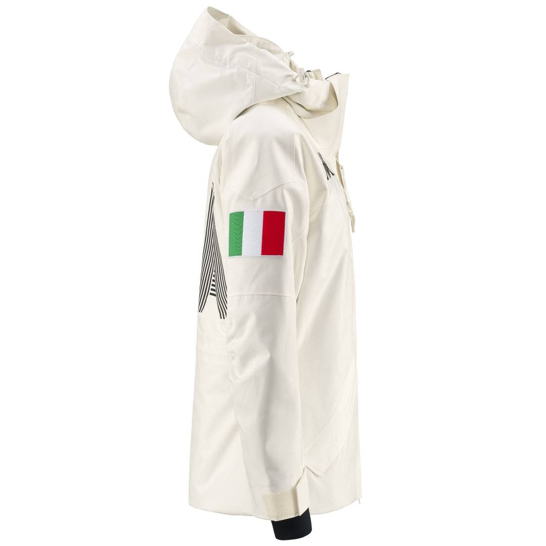 White Women's Regular Fit Padded Ski Jacket with Water Protection main