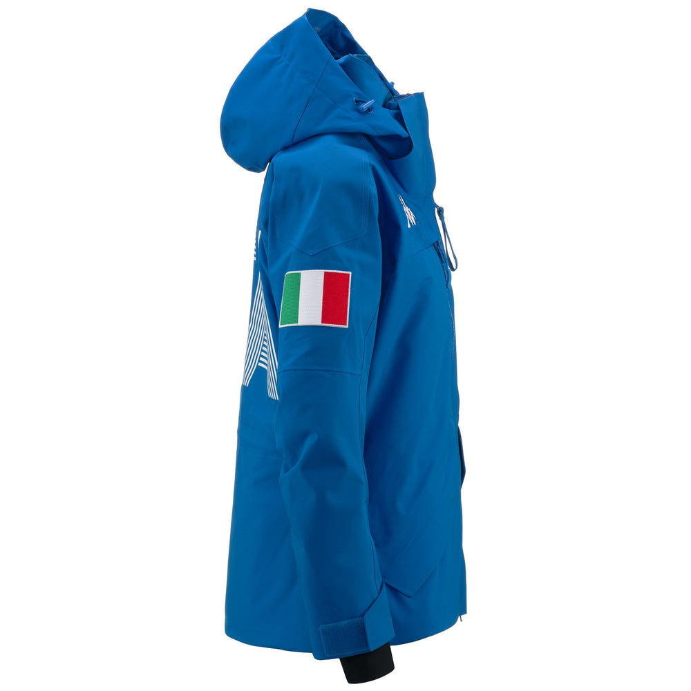 Blue Women's Padded Ski Jacket with Water and Clima Protection 02