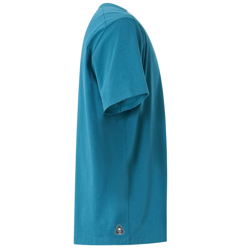 Blue lagoon Men's Cotton Blend T-Shirt with Graphic Print 02