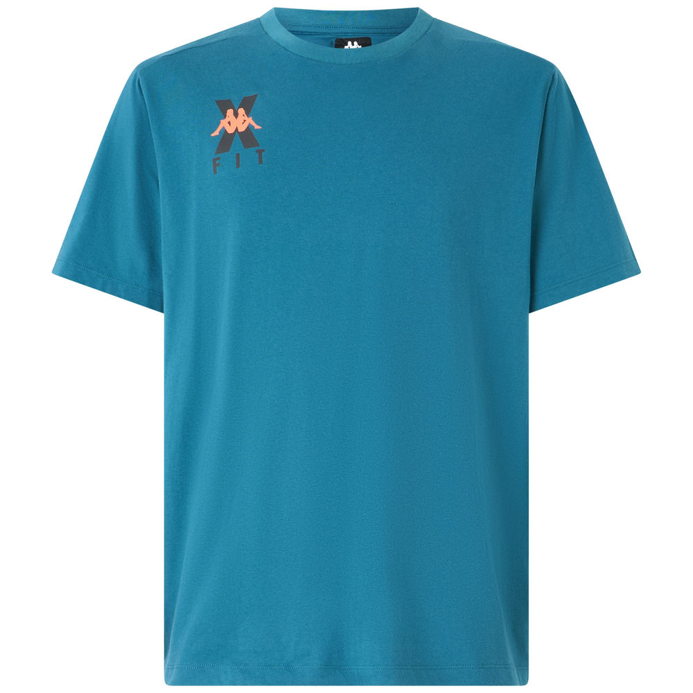 Blue lagoon Men's Cotton Blend T-Shirt with Graphic Print 02