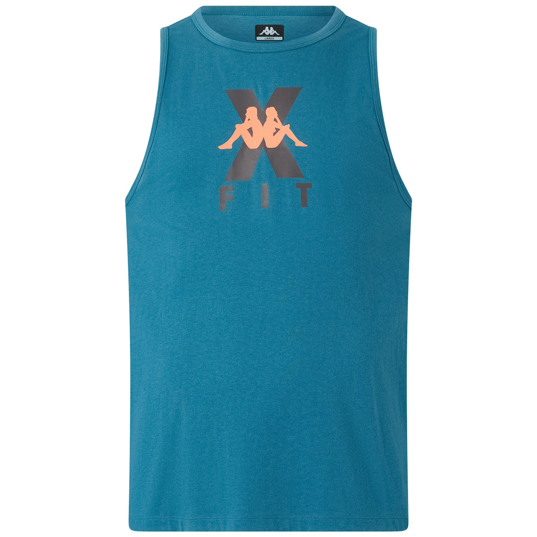 Blue lagoon Men's Regular Fit Tank T-Shirt with Graphic Print 01