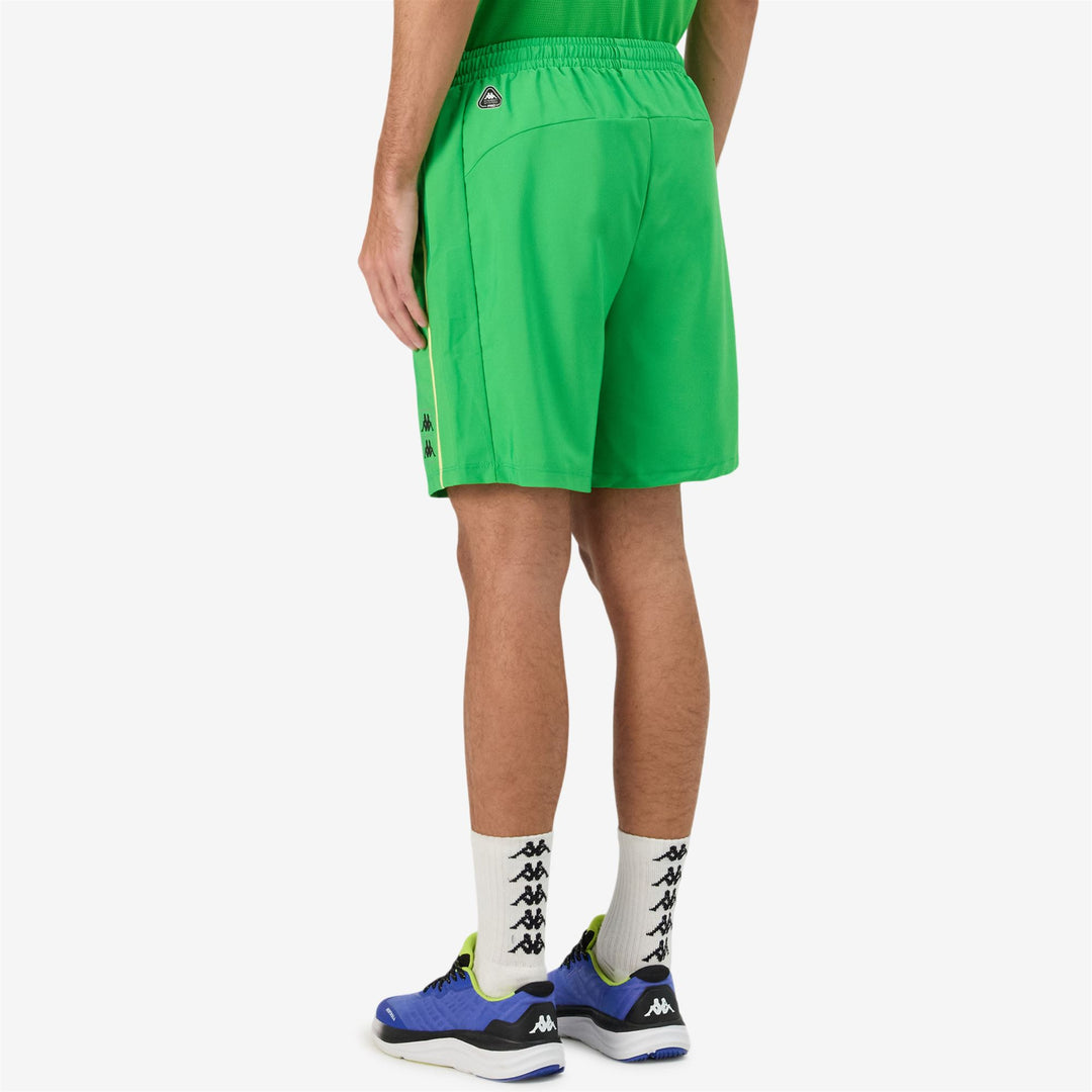 Pantaloni Sportivi Padel Uomo Fluo Verde con Vita Elastico e Tasche main