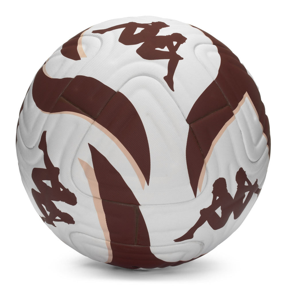 Pallone da Calcio Professionale Unisex Bianco Rosso con 14 Pannelli 02