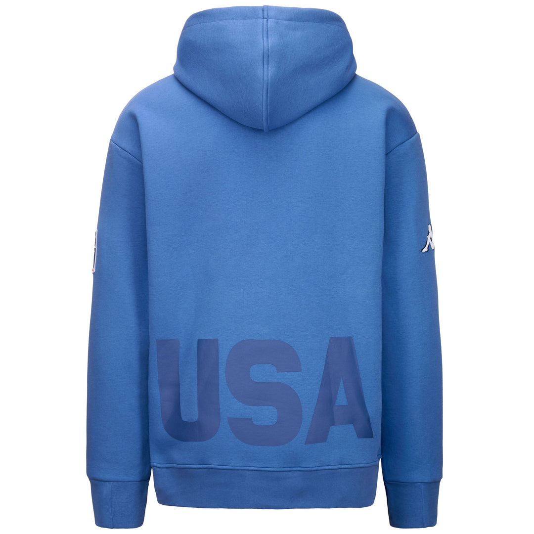 Pull polaire bleu unisexe coupe classique pour le snowboard main