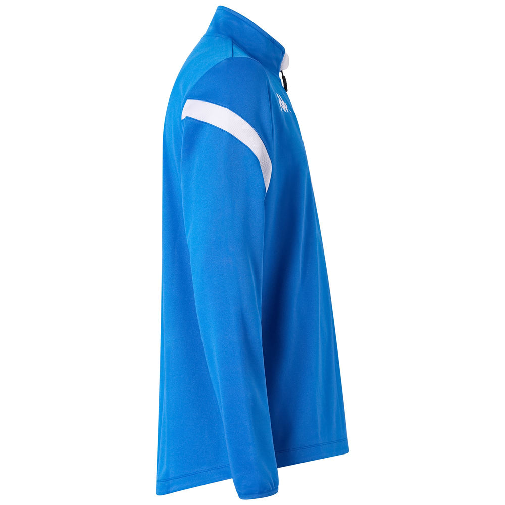 Sapphire Blue Men's Football Training Fleece Jumper 02