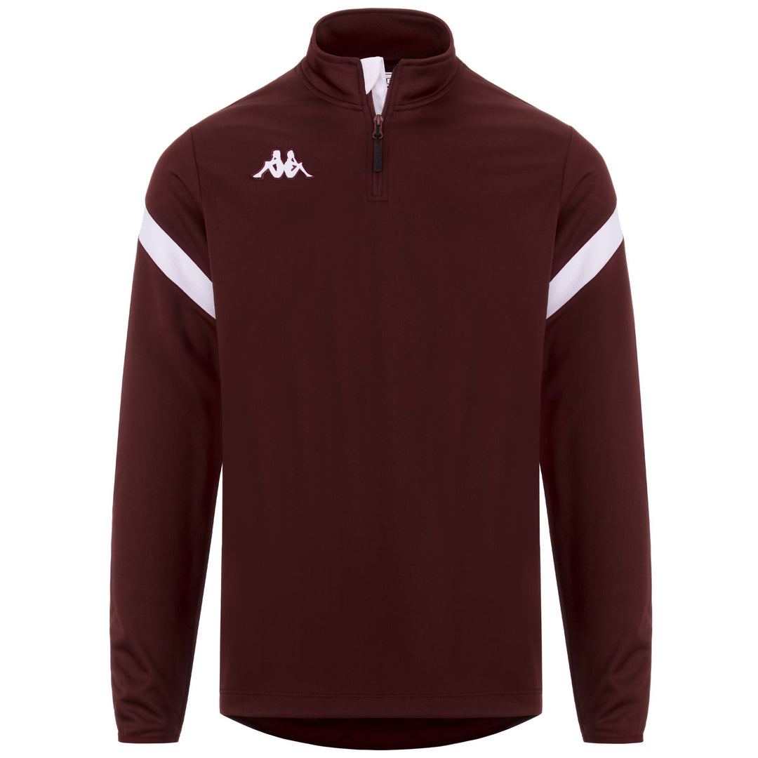 Suéter polar de fútbol rojo granata para hombre 01