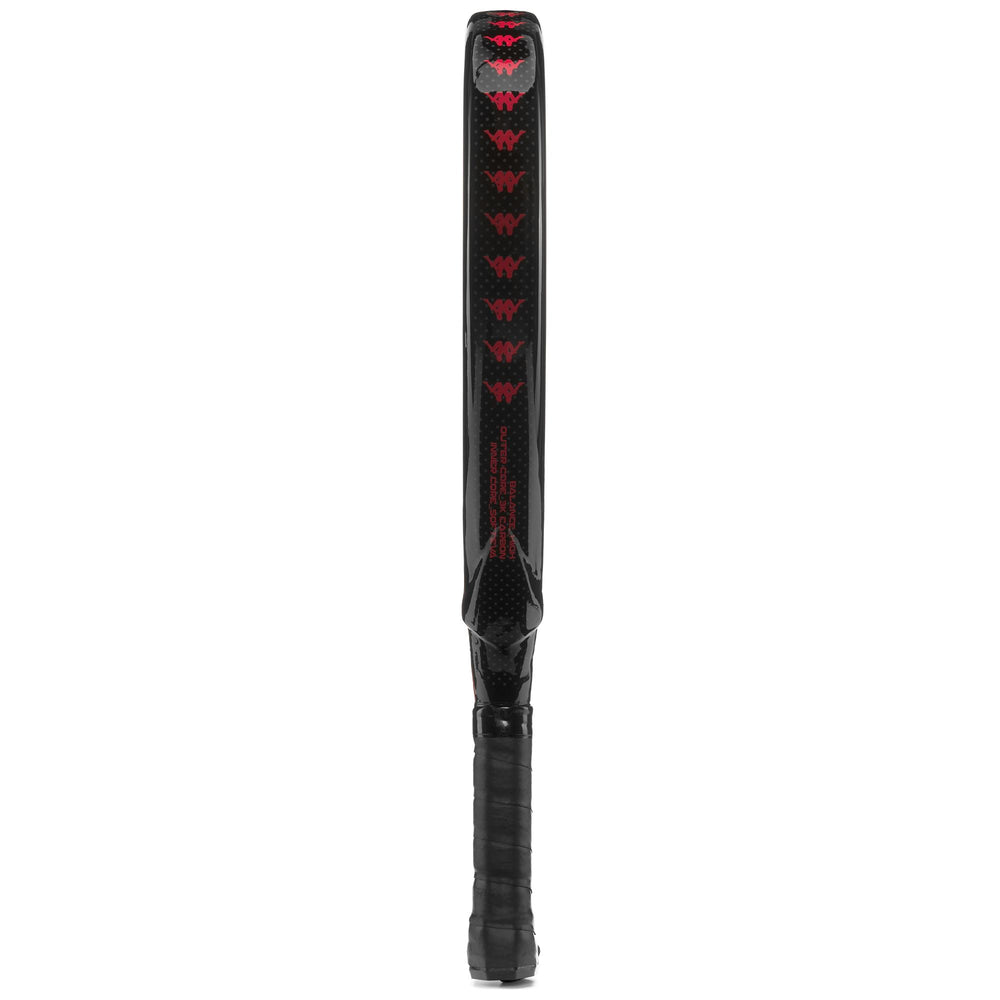 Black Red Unisex Padel Racket with Carbon Fiber Construction 02