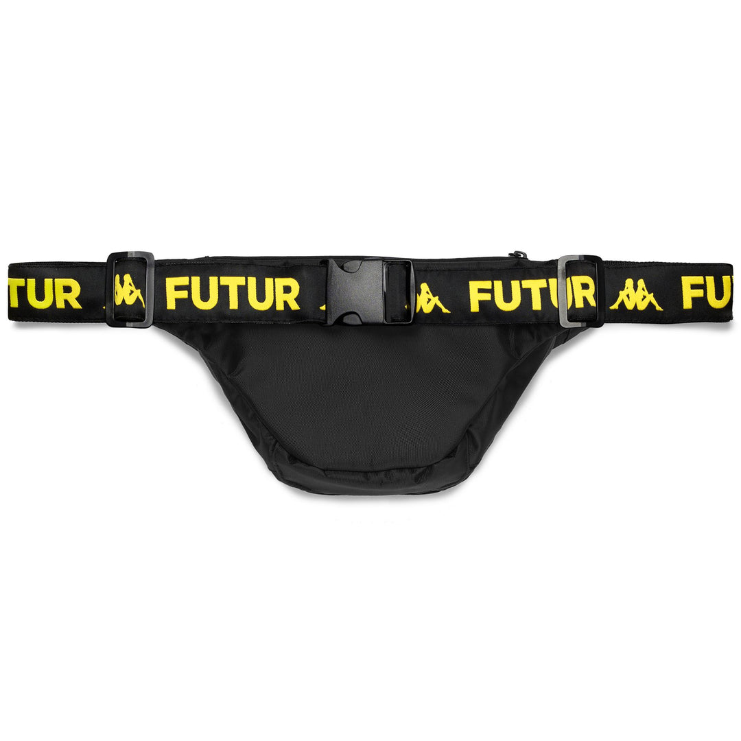 Black Unisex Sportswear Waist Bag with Adjustable Belt main