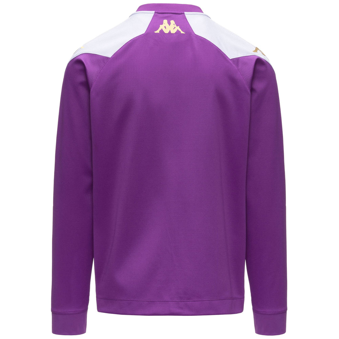 Sweat-shirt d'entraînement violet pour homme du Real Valladolid main