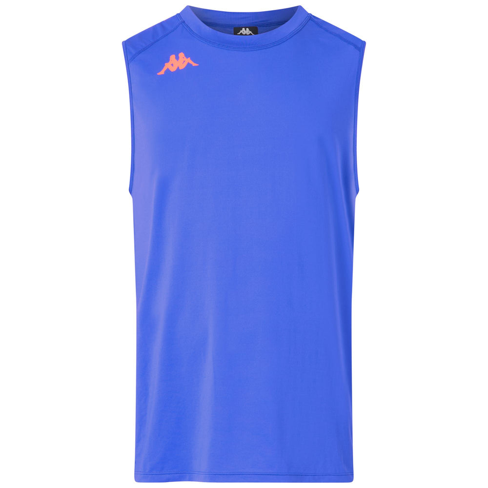 Royal blue Men's Active Tank Jersey with Mesh Back 02
