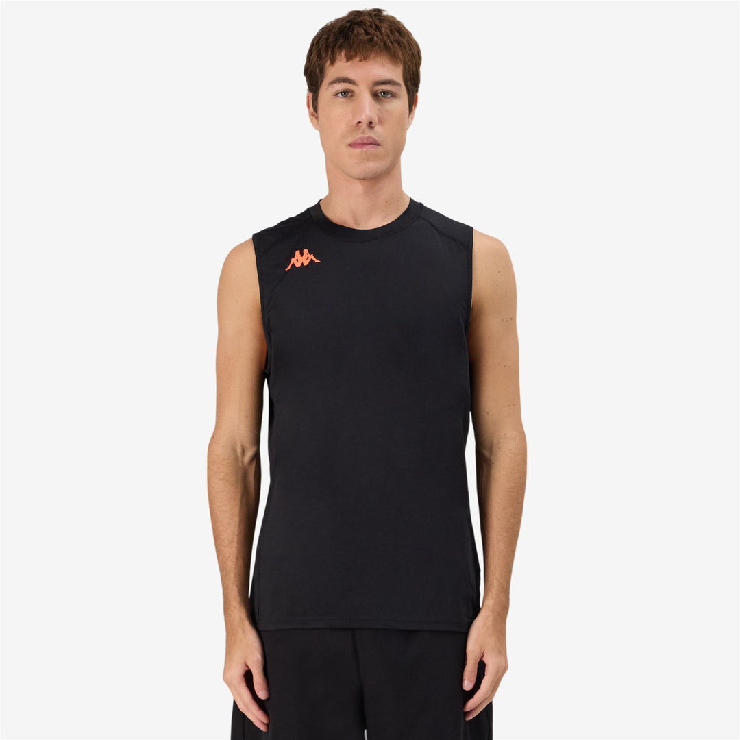 Black Neon Men's Training Tank Active Jersey with Stretch Fabric main