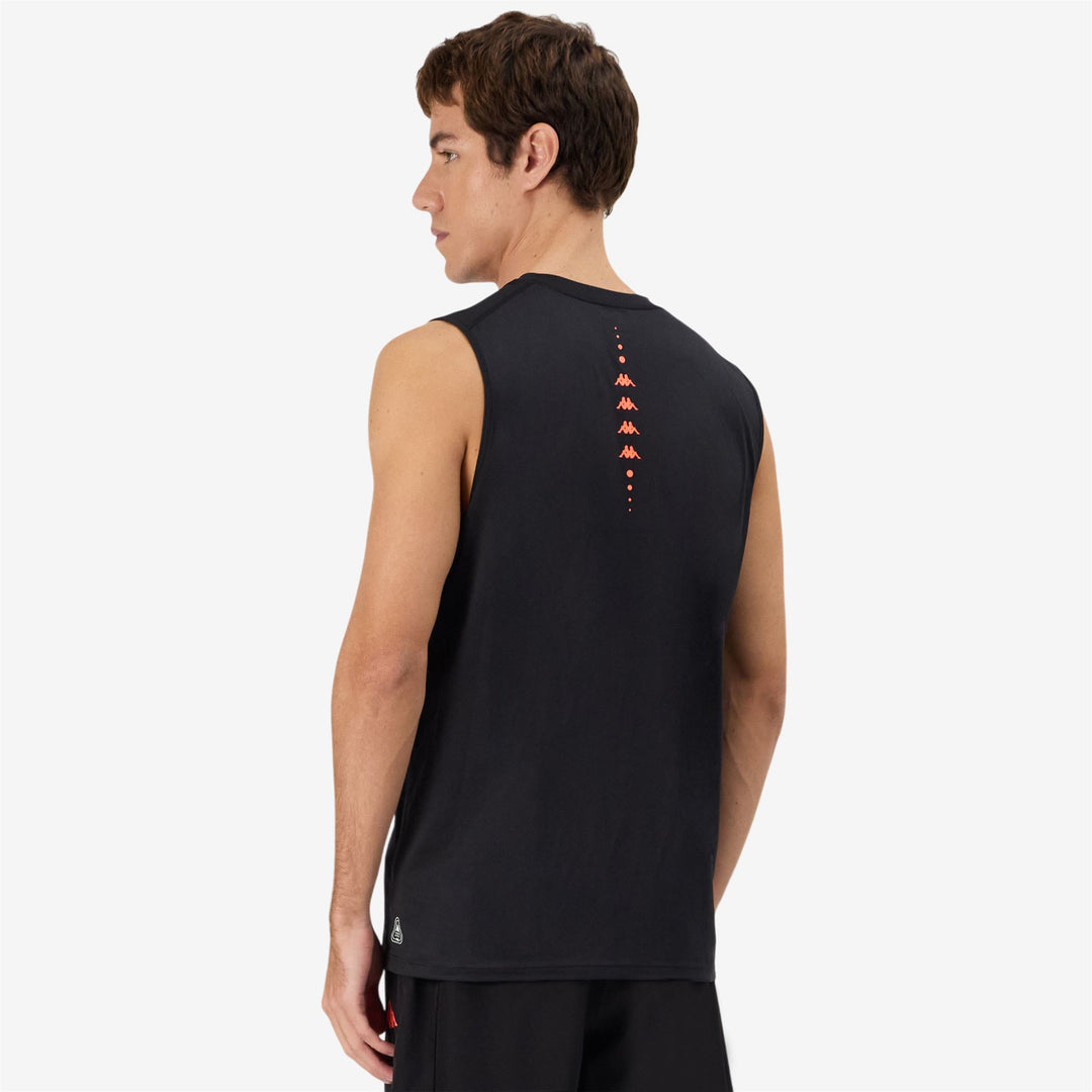 Black Men's Stretch Jersey Training Tank Top main