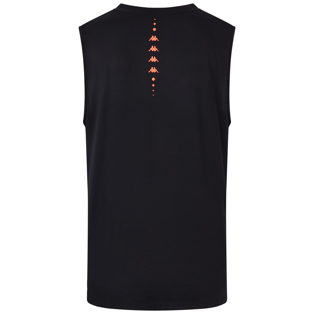 Black Men's Stretch Jersey Training Tank Top main
