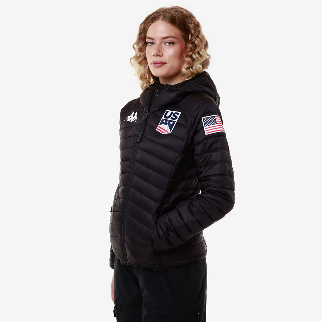 Giacca da Sci Trapuntata Donna Blu Navy con Isolamento Primaloft main