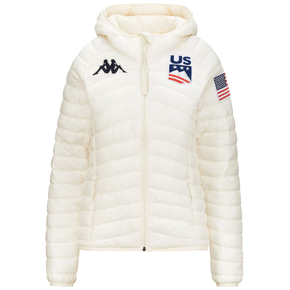 Coconut White Women's Ski Jacket with Primaloft Insulation 02