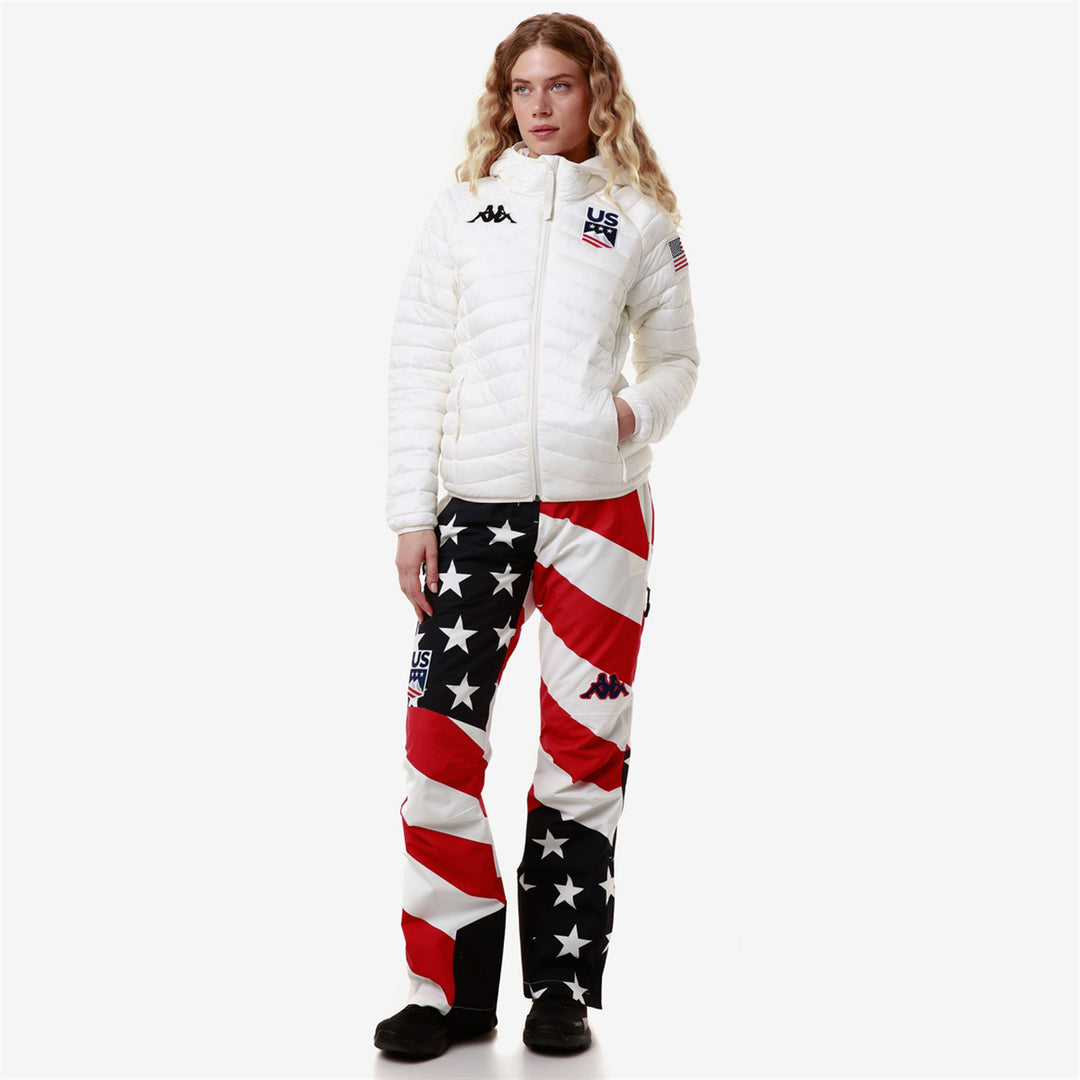 Coconut White Women's Ski Jacket with Primaloft Insulation 01