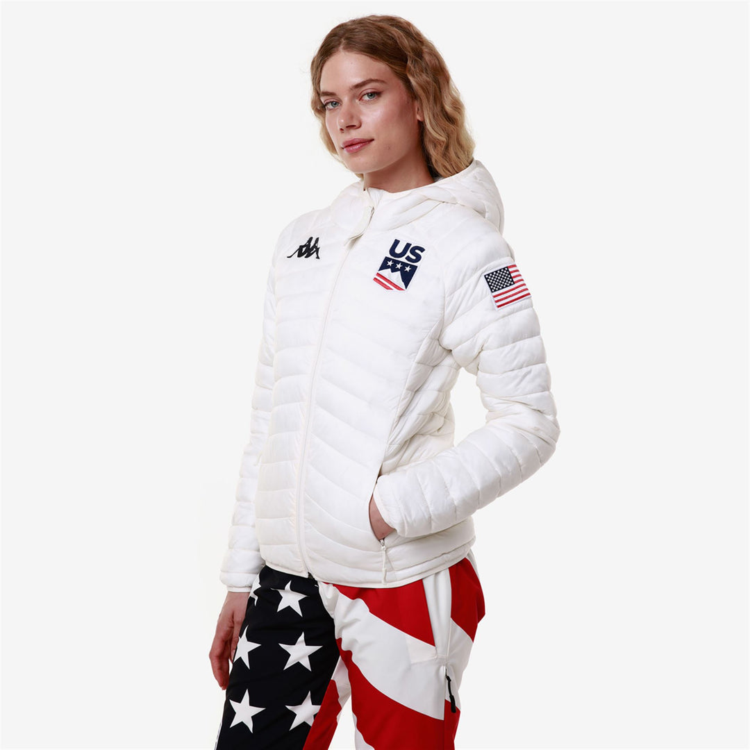 Coconut White Women's Ski Jacket with Primaloft Insulation main