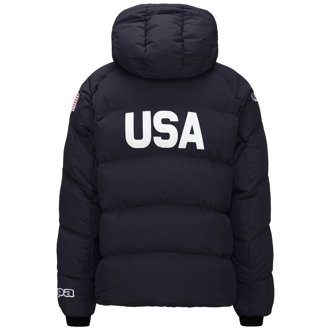 Chaqueta de esquí azul marino para hombre con relleno de plumón y protección contra el agua main