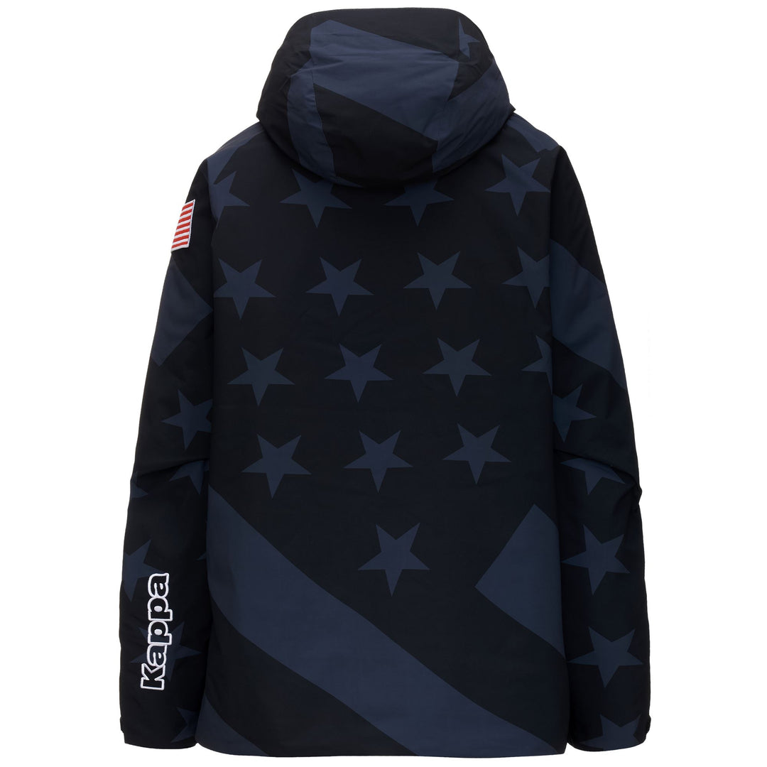 Blue Unisex Regular Fit Short Padded Snowboard Jacket main