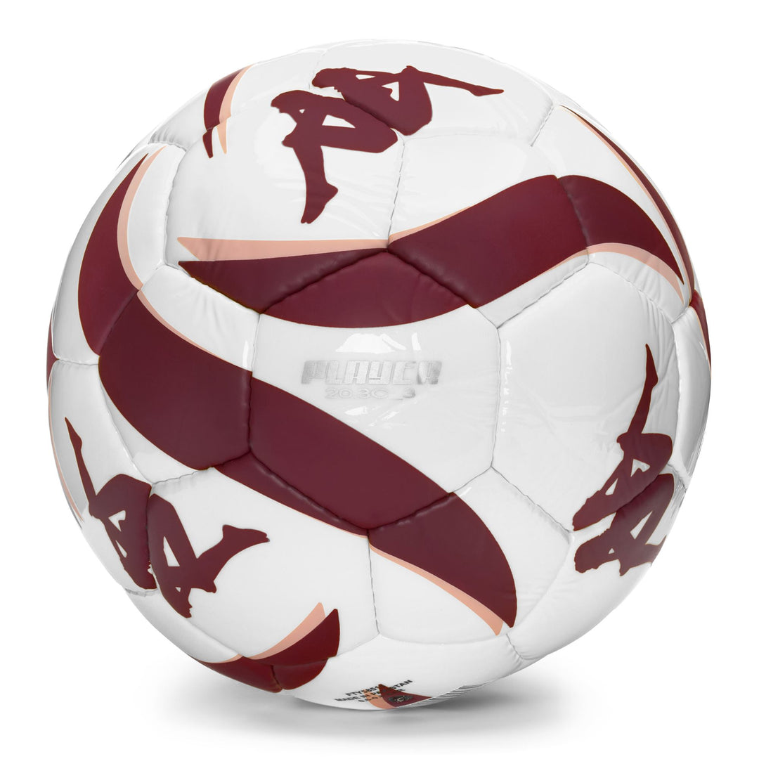 Pallone da Calcio da Allenamento Unisex Cucito a Mano Rosso Bianco 01