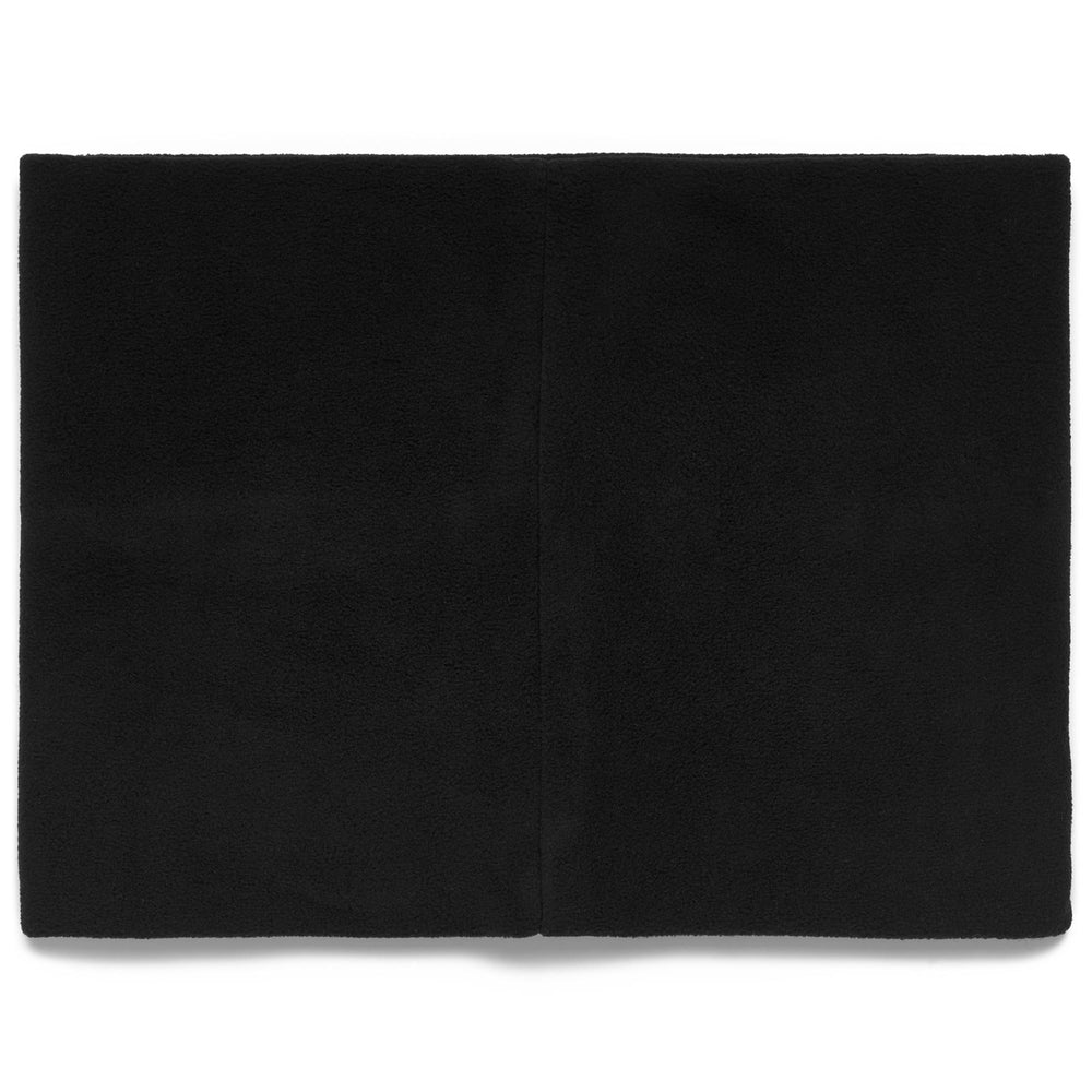 Bufanda de cuello polar unisex de color negro 02