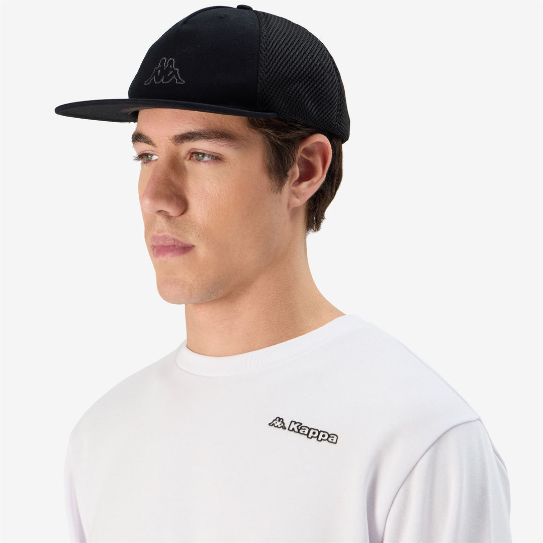Black Men's Sportstyle Cap with Mesh. main