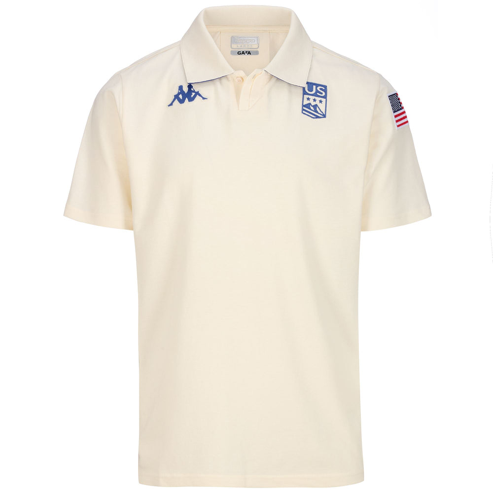 Milk Blue Unisex Ski Polo Shirt with Slim Fit and Embroidered Logo 02