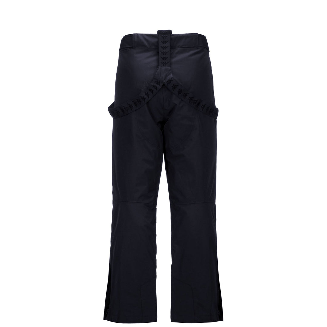 Pantalon de ski rembourré bleu unisexe avec protection contre l'eau et le froid main