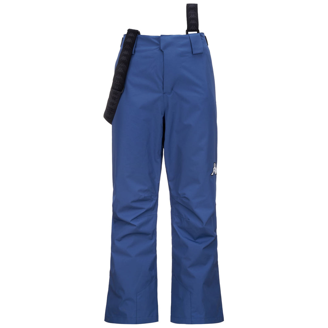 Blue Unisex Ski Pants with Waterproof and Breathable Padding 01