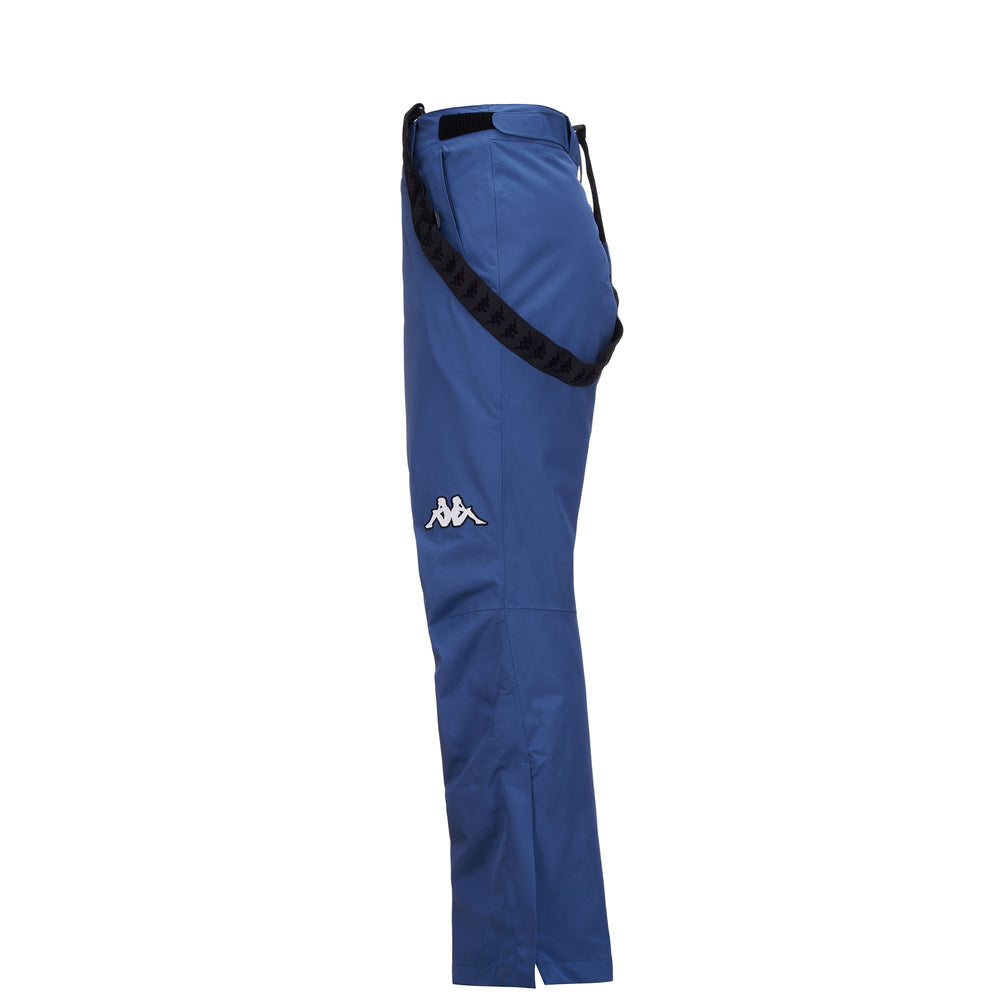 Blue Unisex Padded Ski Trousers with Waterproof Protection 02