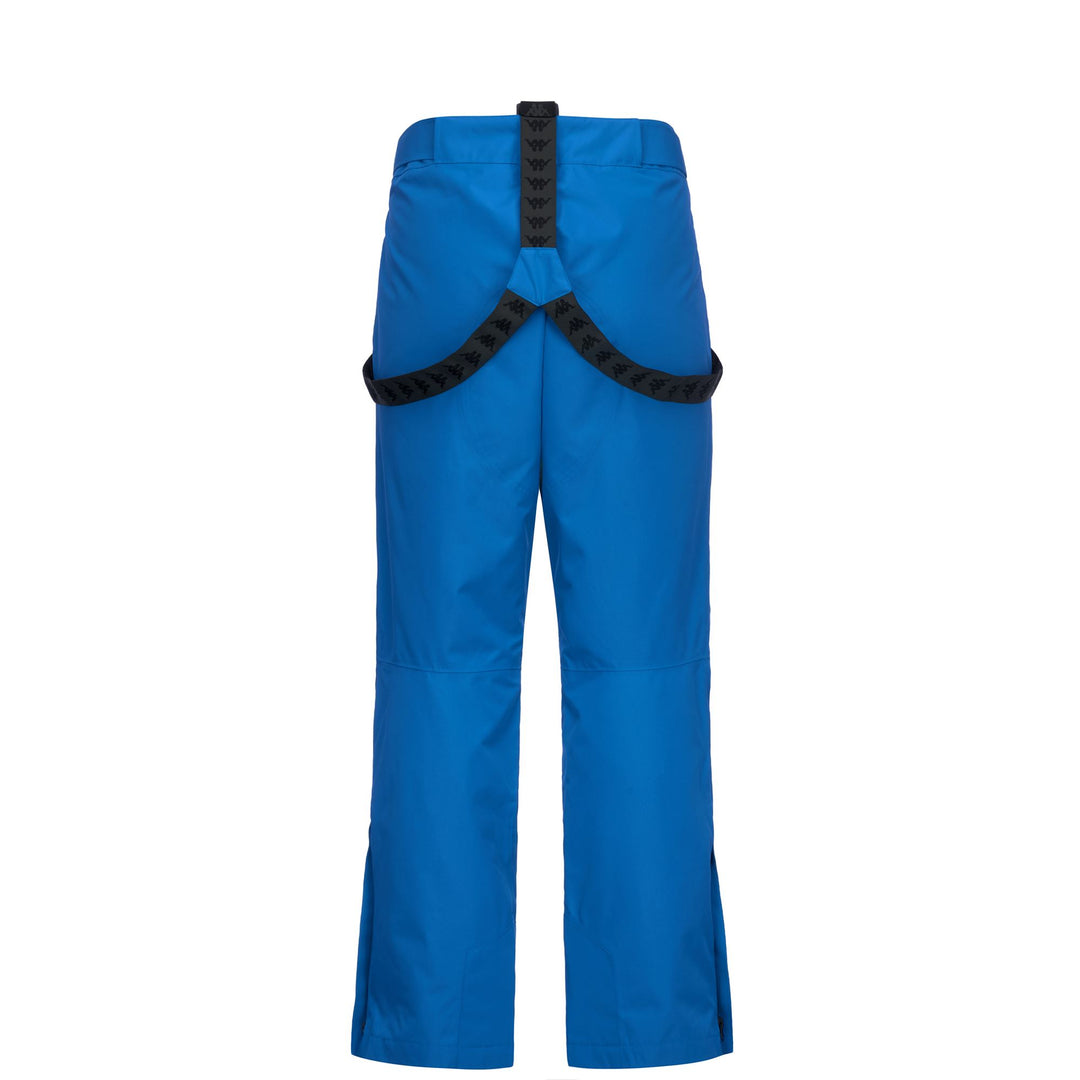 Pantalon de ski unisexe bleu avec protection contre l'eau et le froid main