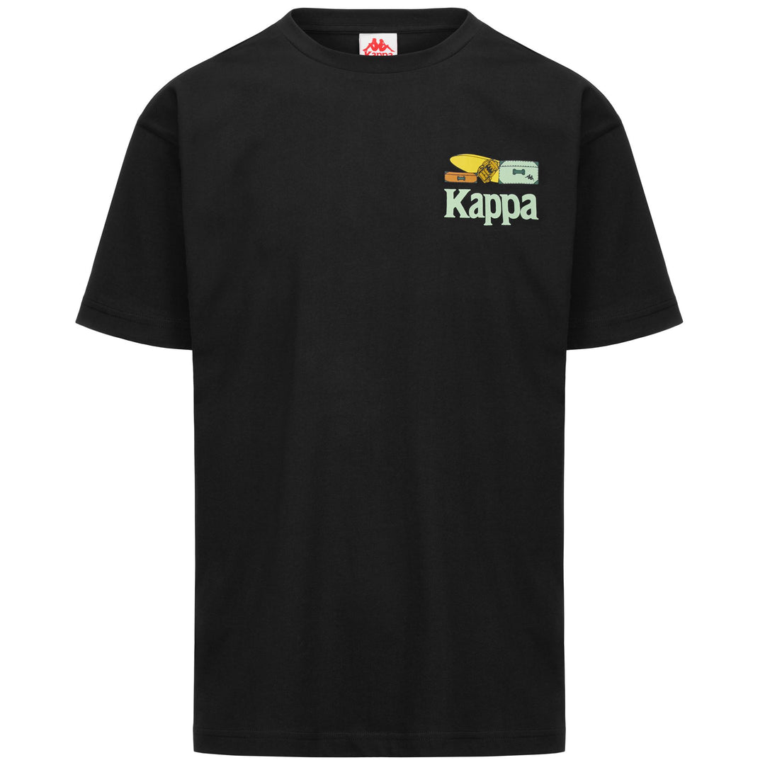 Black Men's Graphic Printed T-Shirt in Jersey 01