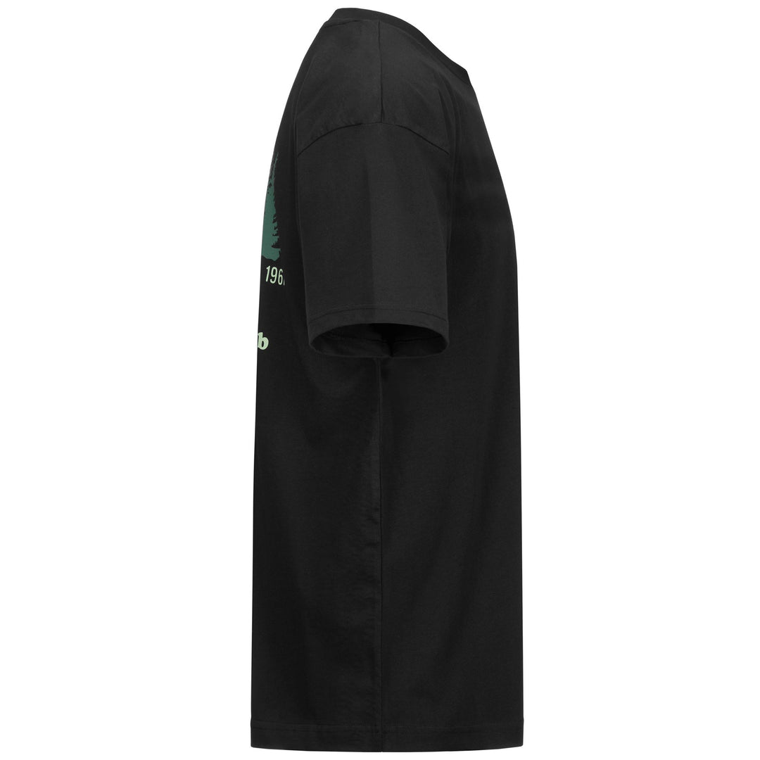 Black Men's Graphic Printed T-Shirt in Jersey main