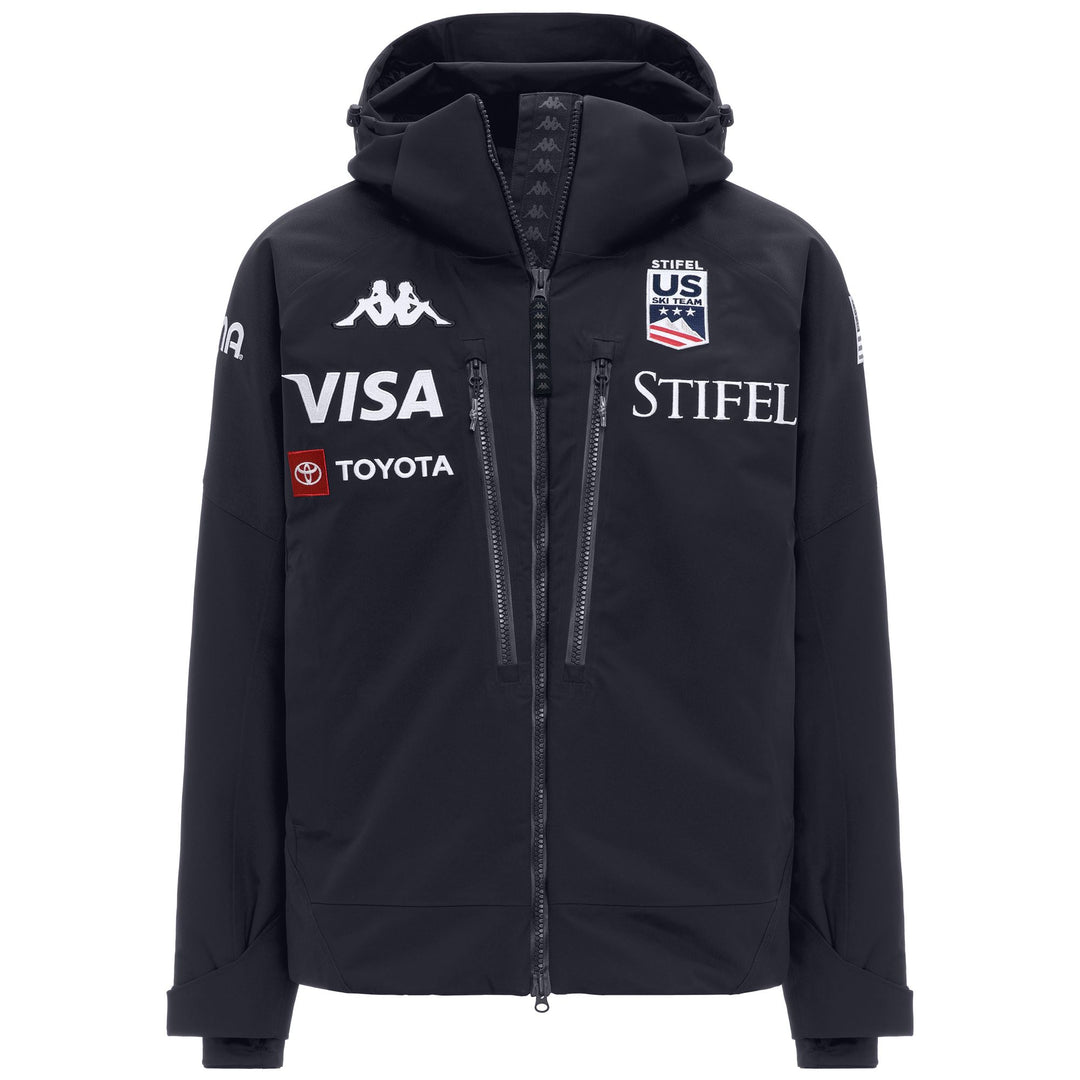 Chaqueta de esquí acolchada impermeable azul para hombre main