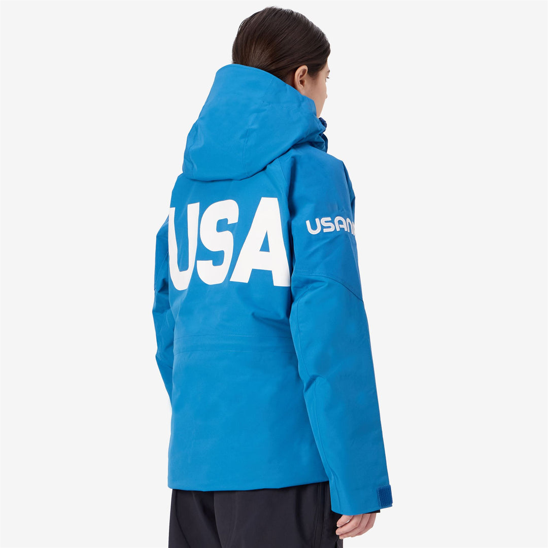 Giacca da Sci Impermeabile Donna con Fondello Blu Acqua Profonda main